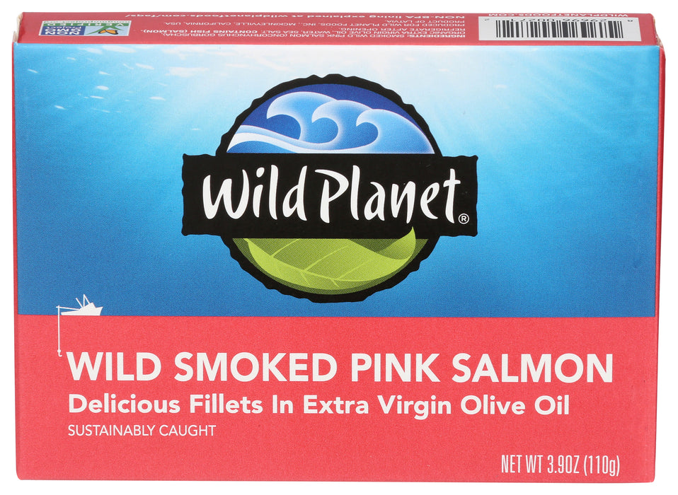 Wild Smoked Pink Salmon, 3.9 oz