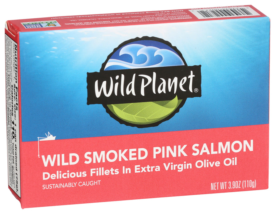 Wild Smoked Pink Salmon, 3.9 oz