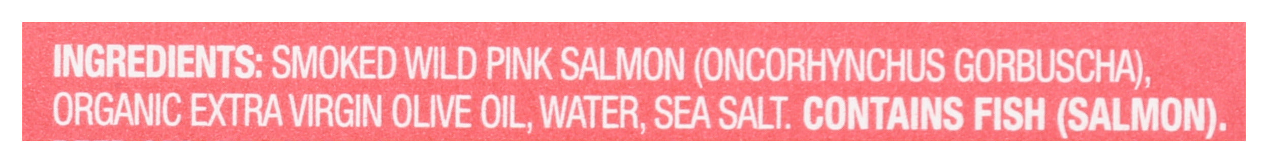 Wild Smoked Pink Salmon, 3.9 oz