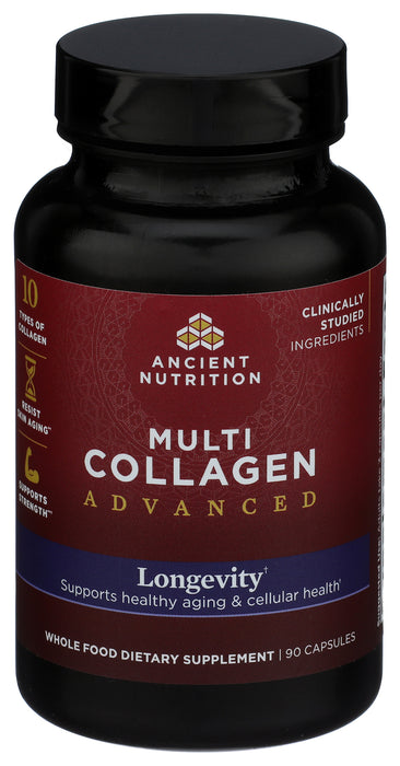 Multi-Collagen Advanced, Longevity, 90 cap