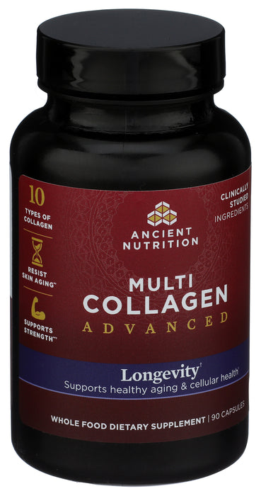 Multi-Collagen Advanced, Longevity, 90 cap