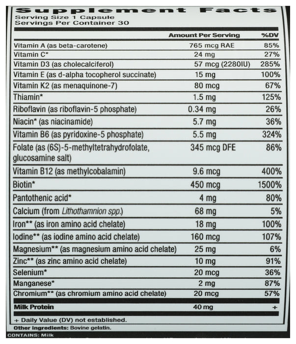 Bone Health Multivitamin, 30 cap