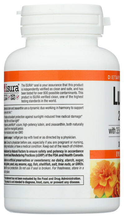 Lutein, 20mg, 30sgel
