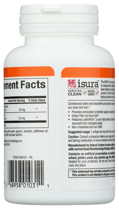 Lutein, 20mg, 30sgel