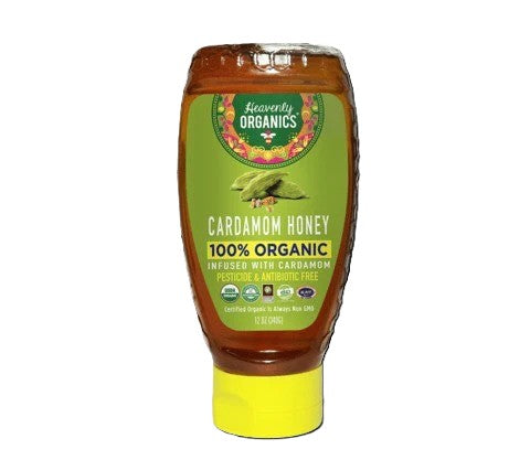 Cardamom Honey, Org, 12 oz