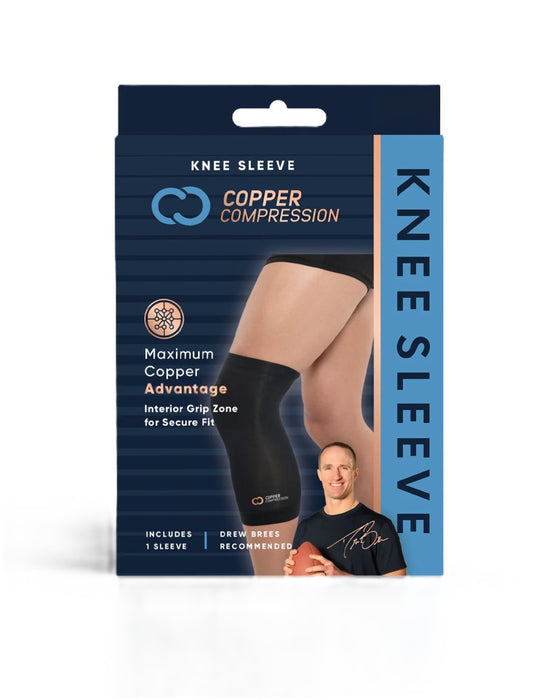 Copper Compression Knee Sleeve, S/M, 1 ct