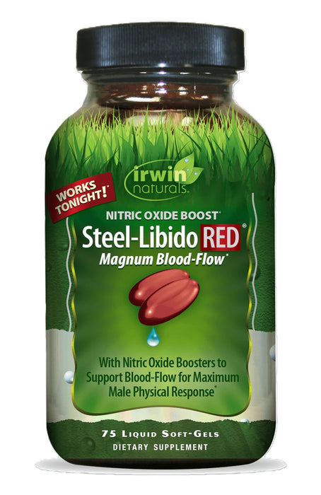 Steel-Libido RED, Nitric Oxide Booster, 75 sgels