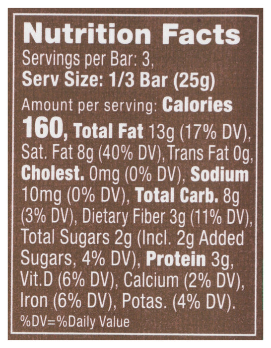 Madagasar Pure Dark Chocolate Bar 92% Cocoa, Org, 2.64 oz