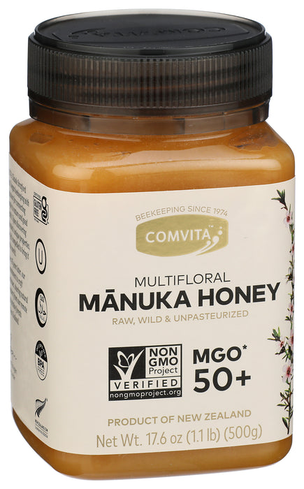 Manuka Honey, Multifloral MGO 50+, 17.6 oz