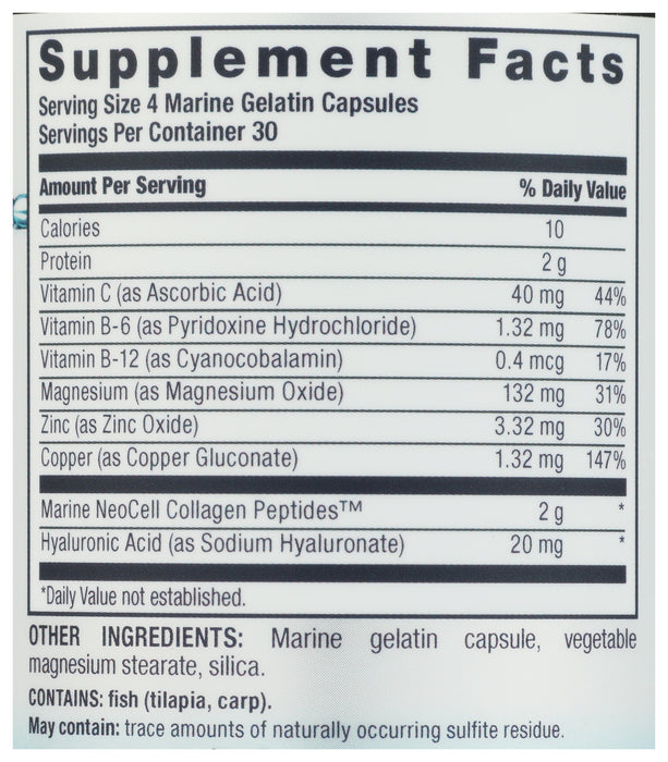 Marine Collagen + HA, 120cap