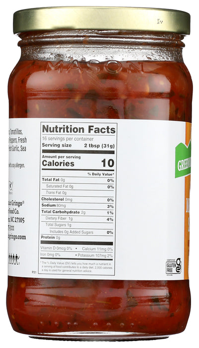 Medium Salsa, GF, 16 oz