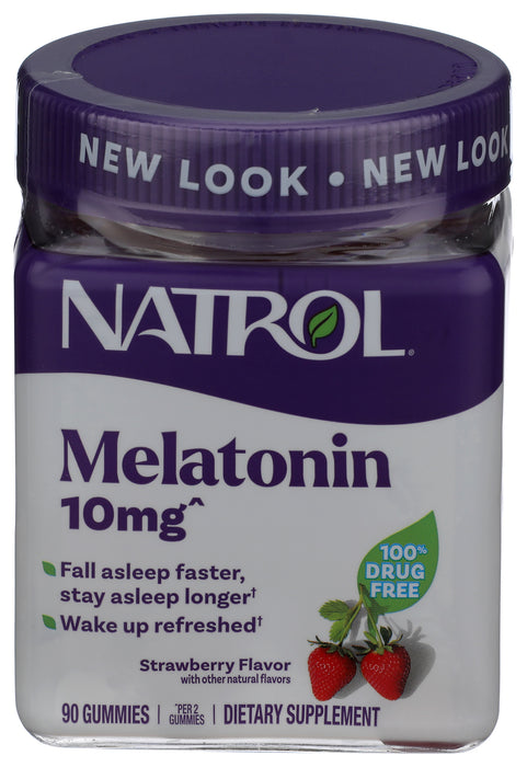 Melatonin 10mg, Strawberry, 90 gummy