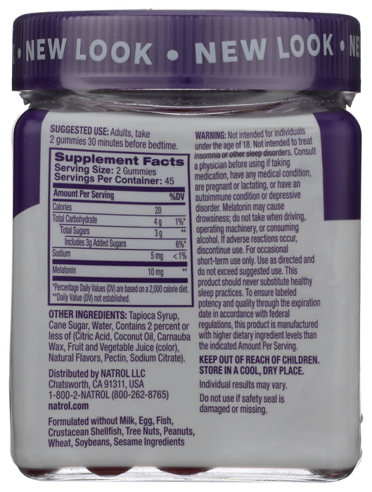 Melatonin 10mg, Strawberry, 90 gummy