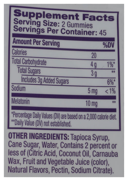 Melatonin 10mg, Strawberry, 90 gummy