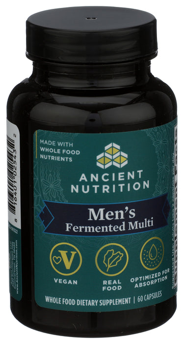 Men's Fermented Multi, Vegan, 60 cap
