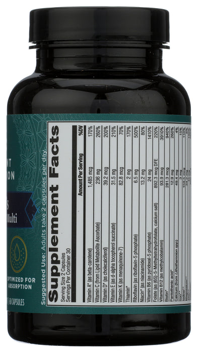 Men's Fermented Multi, Vegan, 60 cap