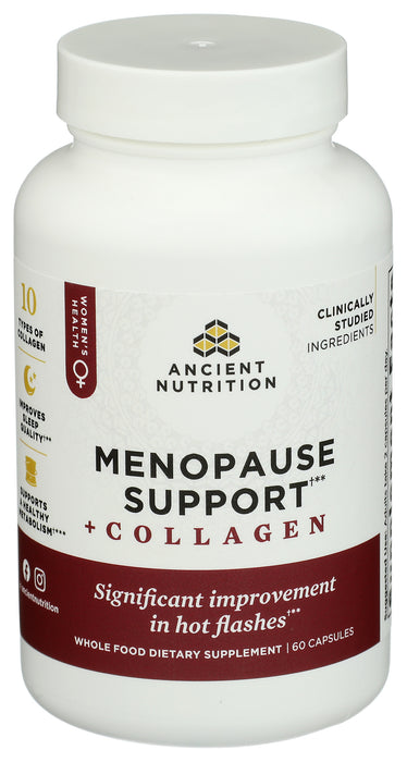 Menopause Support + Collagen, 60 cap