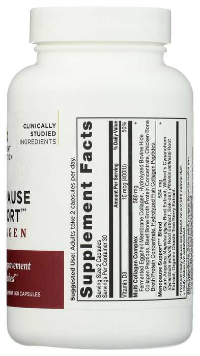 Menopause Support + Collagen, 60 cap
