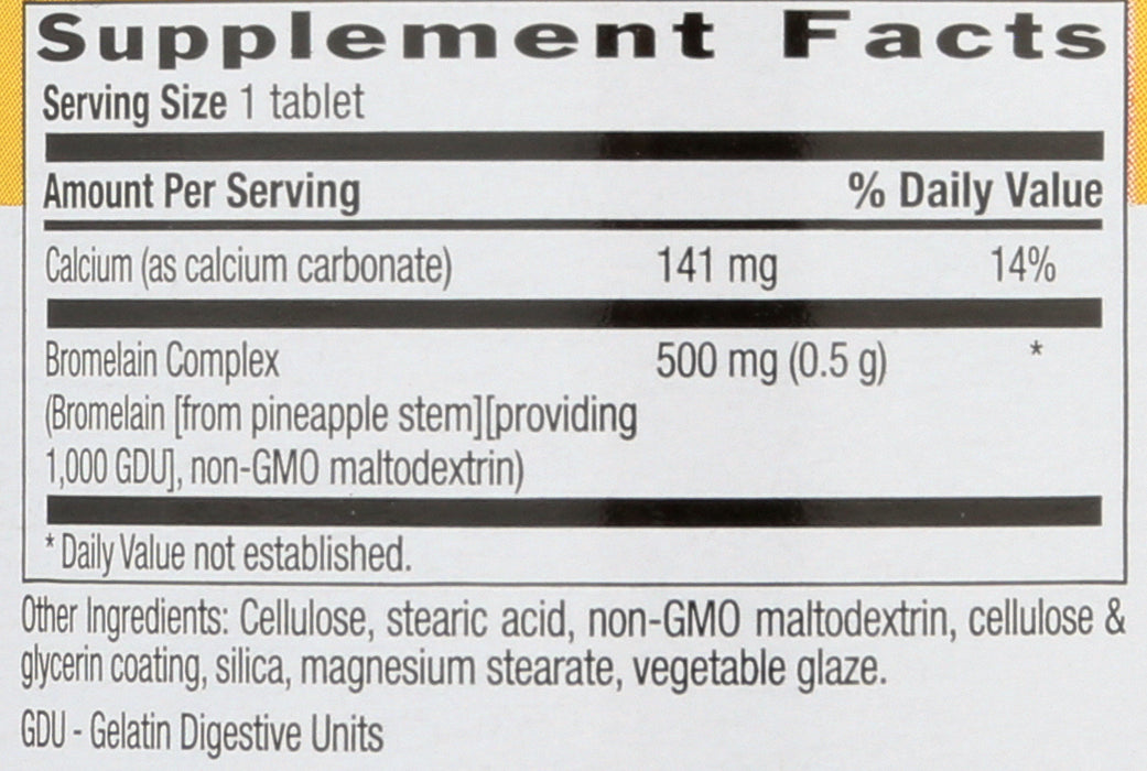 Bromelain, 500mg, 60vtab