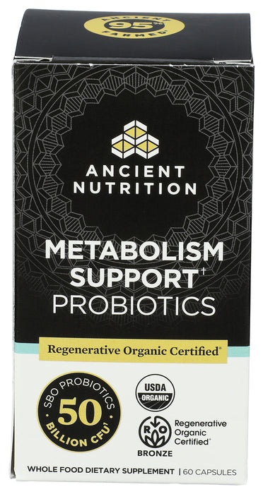 Metabolism Support Probiotics 50B, ROC Org, 60 cap