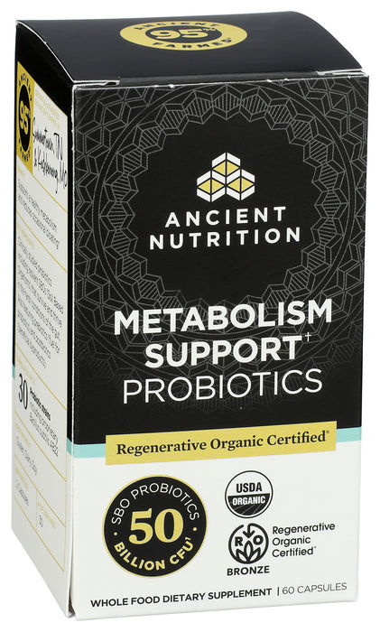 Metabolism Support Probiotics 50B, ROC Org, 60 cap
