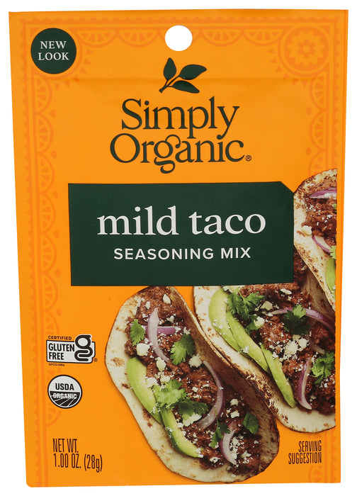 Mild Taco Seasoning, Org, 1 oz