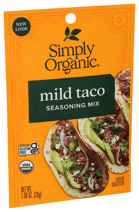 Mild Taco Seasoning, Org, 1 oz