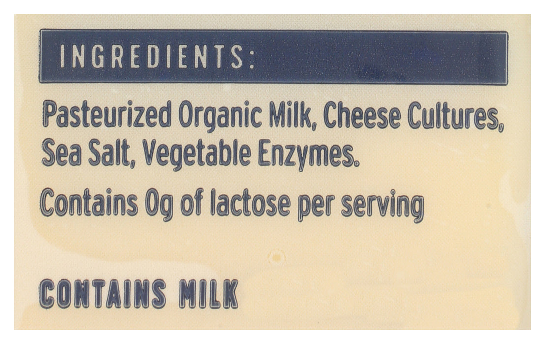 Mozzarella Cheese Slices, Org, 6 oz