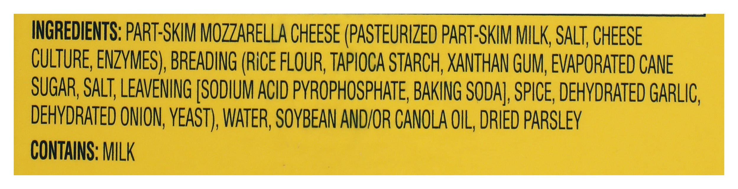 Mozzarella Sticks, GF, 8 oz