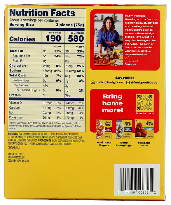 Mozzarella Sticks, GF, 8 oz