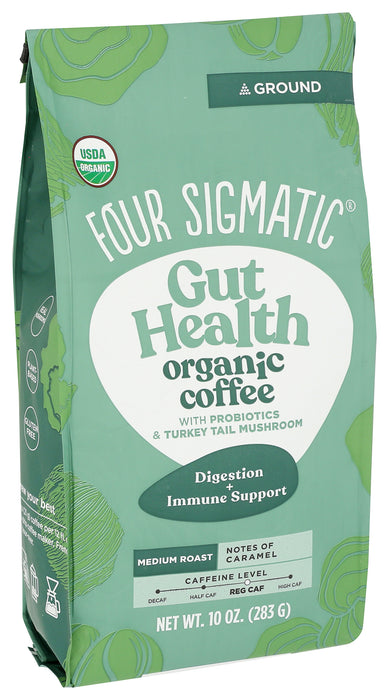 Mushroom Coffee Ground with Probiotics, Org, 12 oz