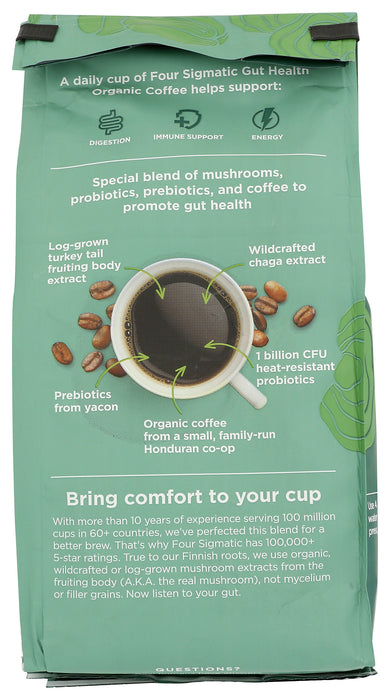 Mushroom Coffee Ground with Probiotics, Org, 12 oz