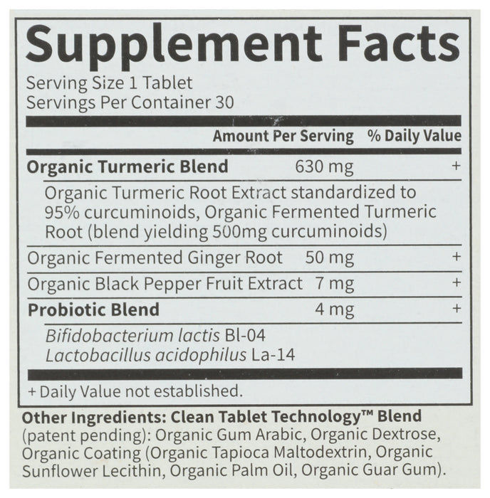 mykind Organics Turmeric, Max Str, Joint & Mobility, 30 tab