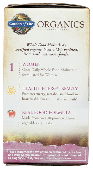 mykind Organics Women's Once Daily, 30 tab