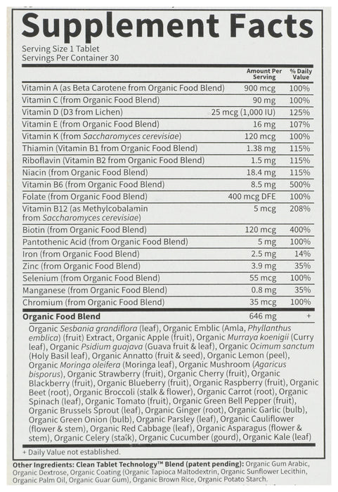 mykind Organics Women's Once Daily, 30 tab