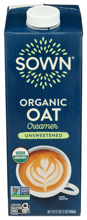 Oat Creamer, Unsweetened, GF Org, 32 fl oz