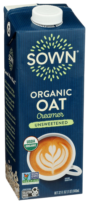 Oat Creamer, Unsweetened, GF Org, 32 fl oz