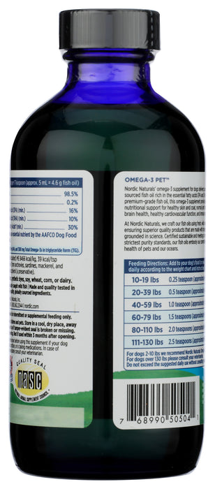 Omega-3 Oil Pet, 8 floz