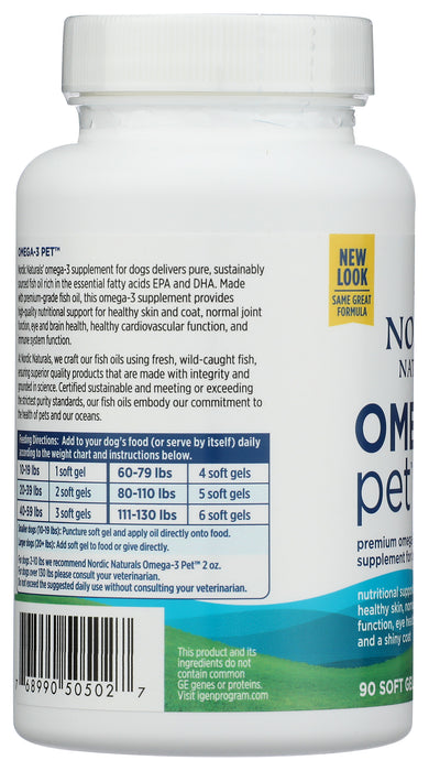 Omega-3 Pet, 90 sgel