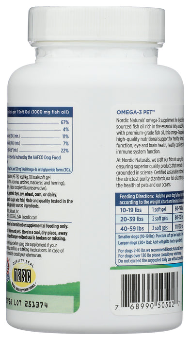 Omega-3 Pet, 90 sgel