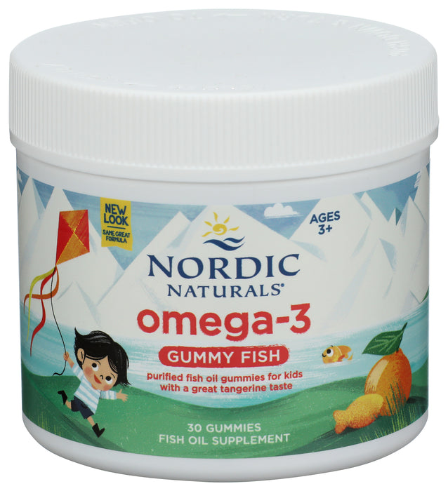 Omega-3, Gummy Fish, 124mg, 30ct