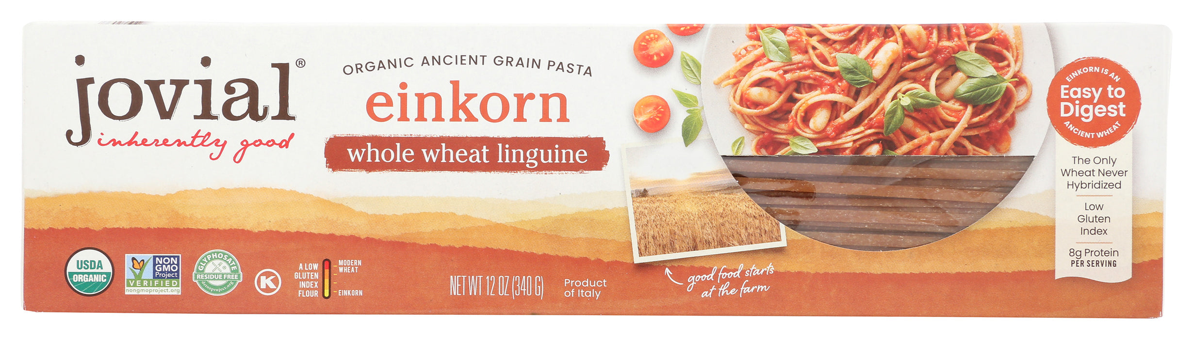 Organic Einkorn Spaghetti, 12 oz