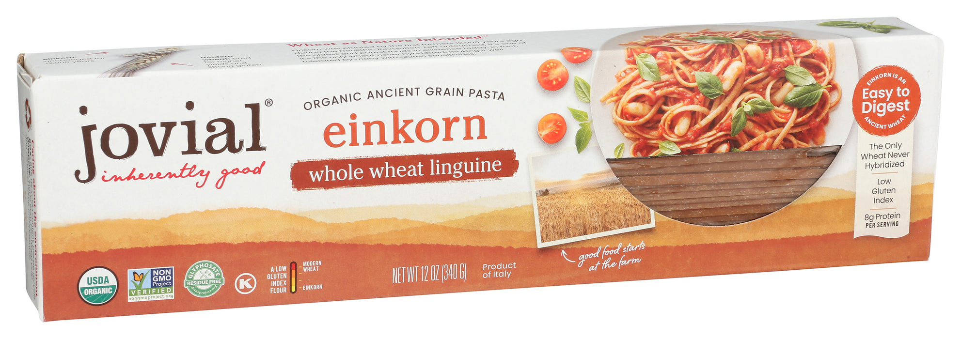 Organic Einkorn Spaghetti, 12 oz