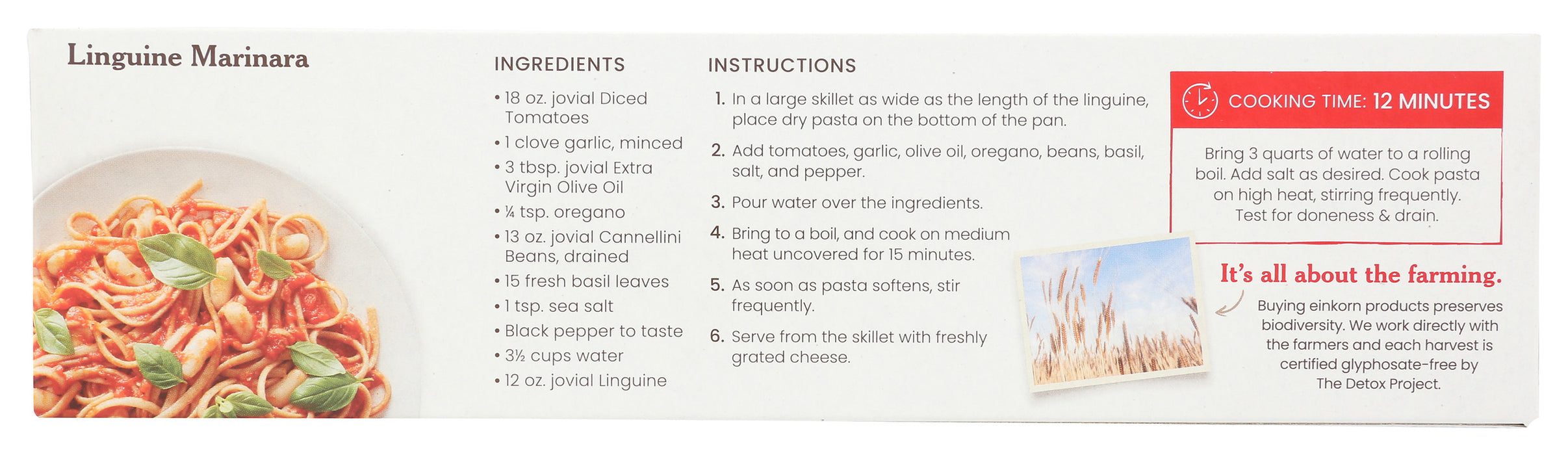 Organic Einkorn Spaghetti, 12 oz