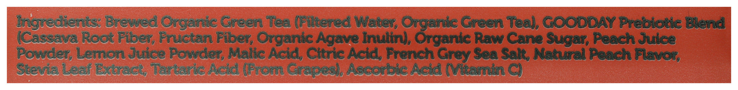 Peach Iced Tea, Prebiotic Tea, 12 floz