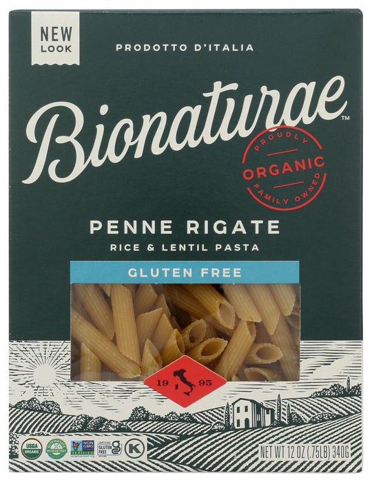 Penne Rigate Pasta, GF Org, 12 oz