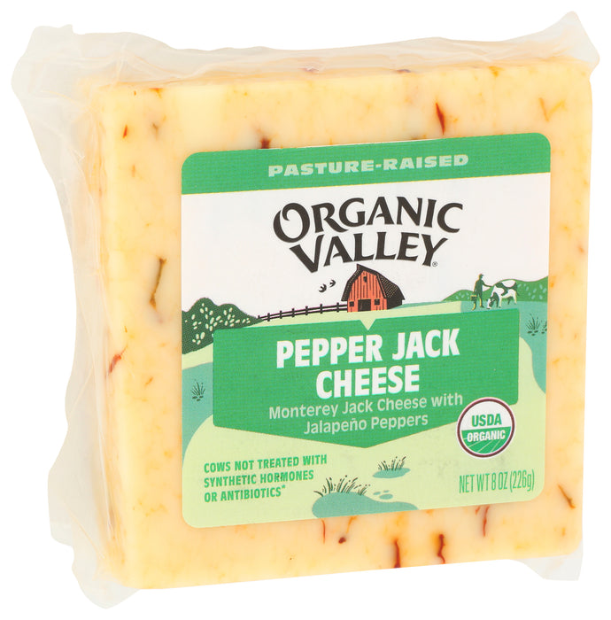 Pepper Jack Cheese, Org, 8 oz