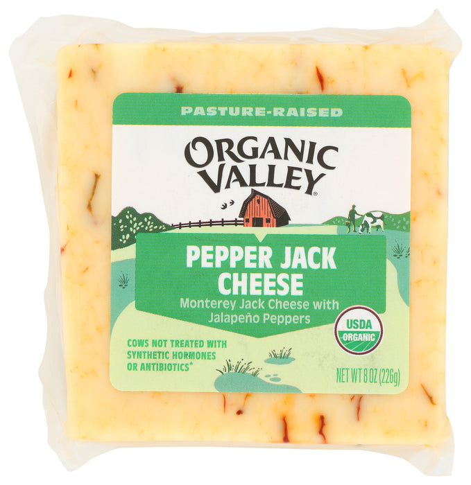 Pepper Jack Cheese, Org, 8 oz