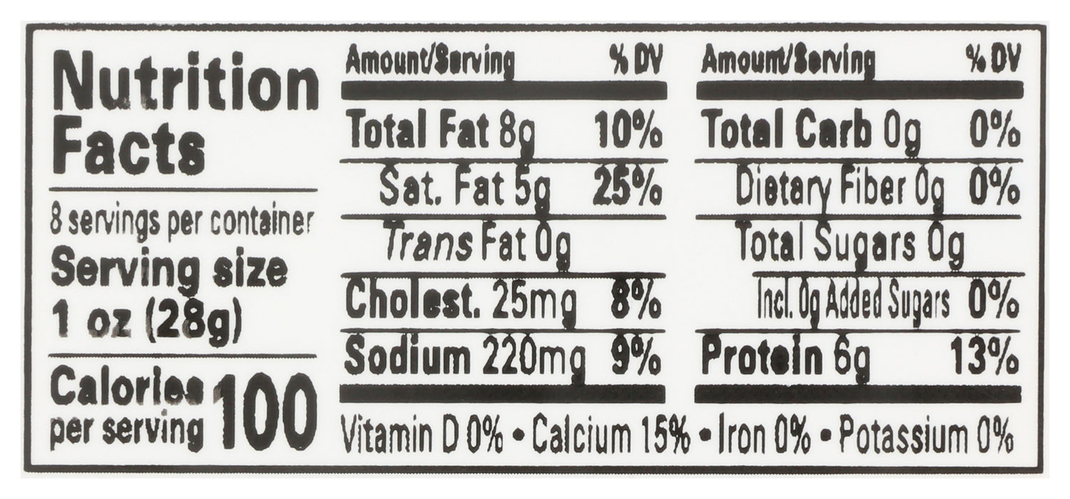 Pepper Jack Cheese, Org, 8 oz