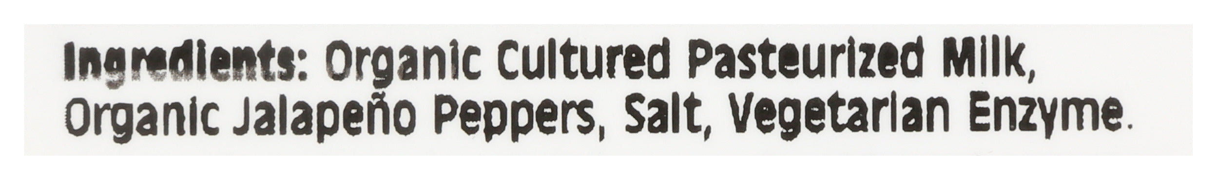 Pepper Jack Cheese, Org, 8 oz